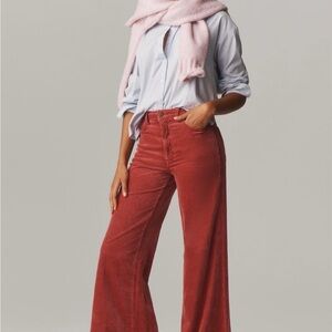 The Robbie Corduroy High-Rise Flare Jeans by Pilcro